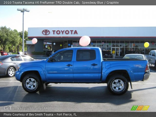 2010 Toyota Tacoma V6 PreRunner TRD Double Cab in Speedway Blue