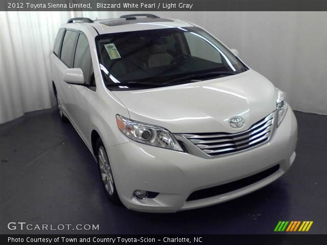 2012 Toyota Sienna Limited in Blizzard White Pearl