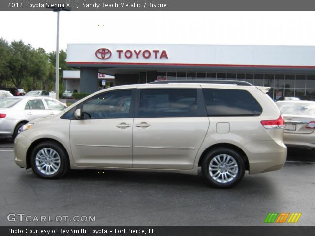 2012 Toyota Sienna XLE in Sandy Beach Metallic