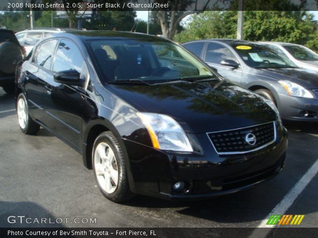 2008 Nissan Sentra 2.0 S in Super Black