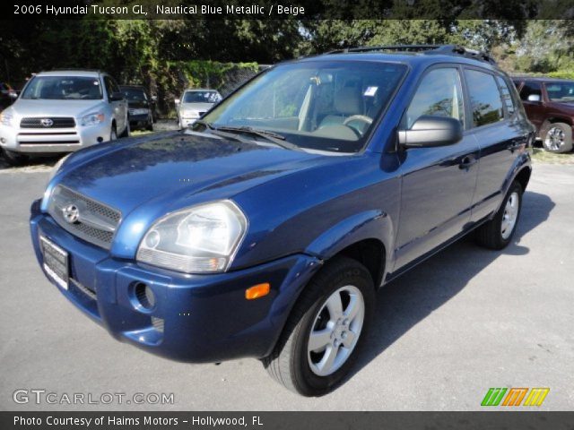 2006 Hyundai Tucson GL in Nautical Blue Metallic
