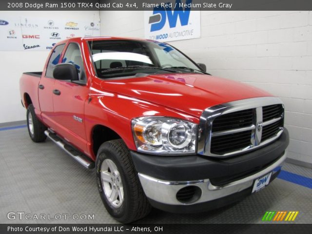 2008 Dodge Ram 1500 TRX4 Quad Cab 4x4 in Flame Red
