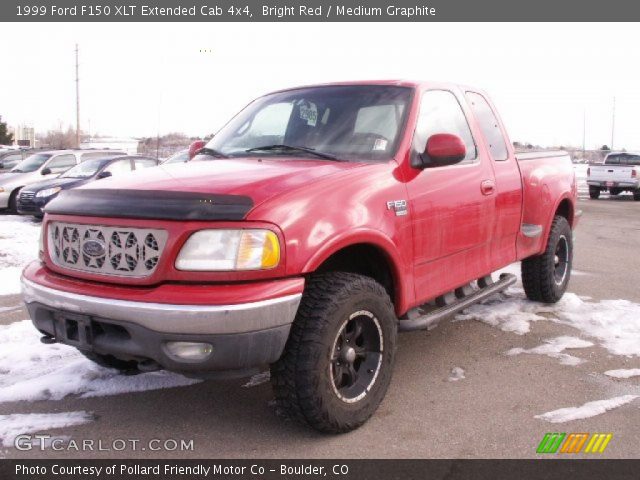 1999 Ford F150 XLT Extended Cab 4x4 in Bright Red