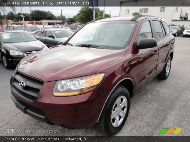 2009 Hyundai Santa Fe GLS in Dark Cherry