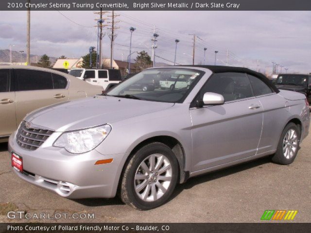 2010 Chrysler Sebring Touring Convertible in Bright Silver Metallic