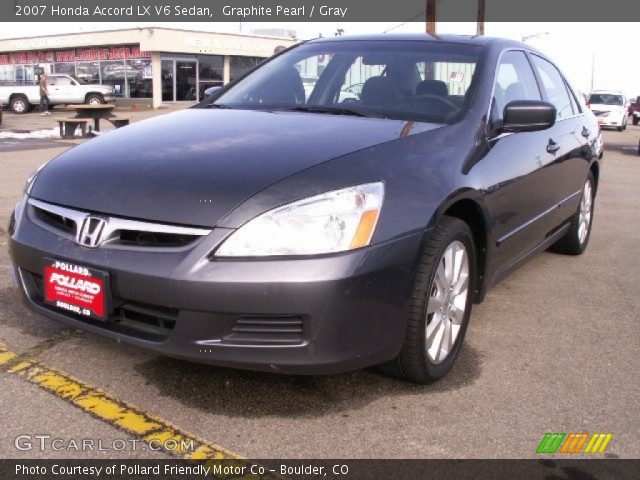 2007 Honda Accord LX V6 Sedan in Graphite Pearl