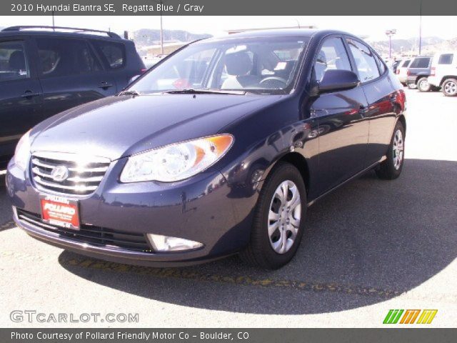 2010 Hyundai Elantra SE in Regatta Blue