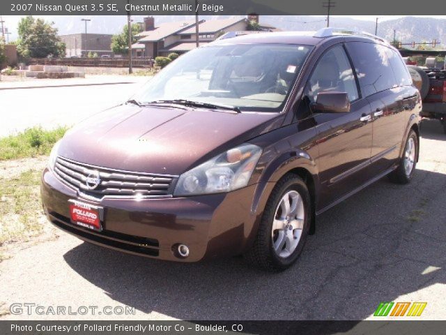 2007 Nissan Quest 3.5 SE in Chestnut Metallic