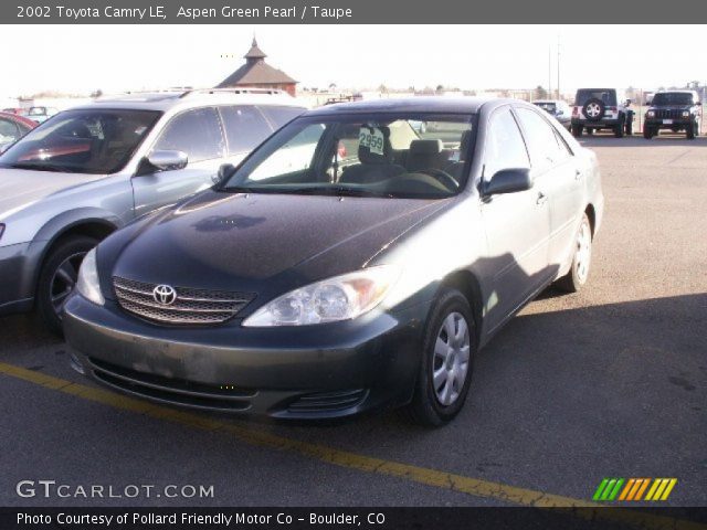 2002 Toyota Camry LE in Aspen Green Pearl