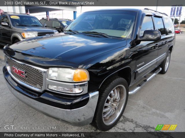 2003 GMC Yukon XL SLT in Onyx Black