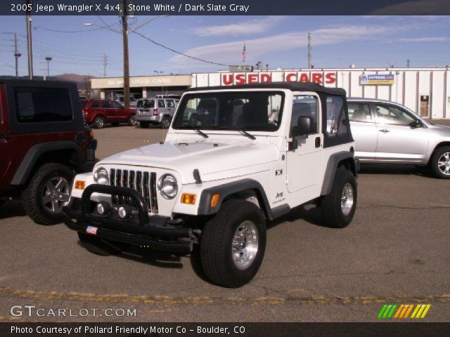 2005 Jeep Wrangler X 4x4 in Stone White