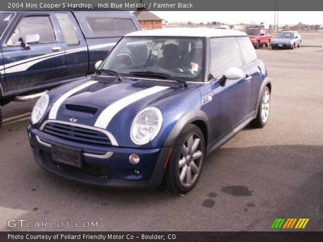 2004 Mini Cooper S Hardtop in Indi Blue Metallic