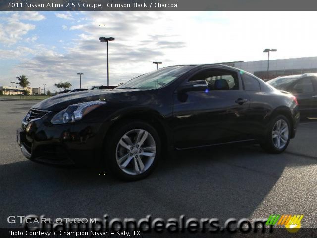 2011 Nissan Altima 2.5 S Coupe in Crimson Black