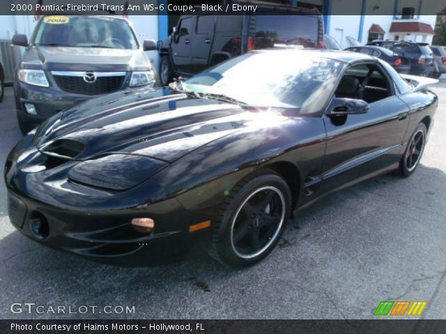 2000 Pontiac Firebird Trans Am WS-6 Coupe in Black