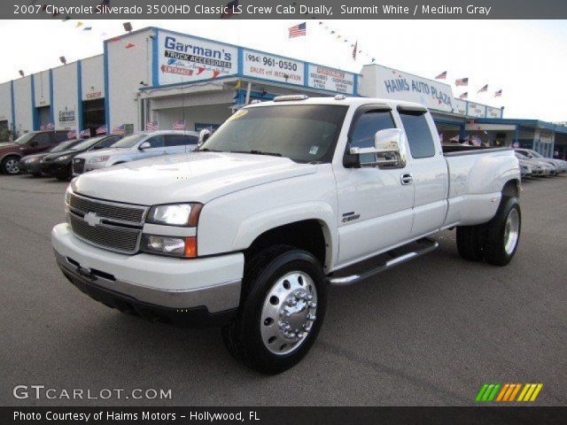2007 Chevrolet Silverado 3500HD Classic LS Crew Cab Dually in Summit White