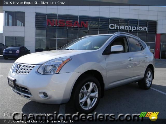 2010 Nissan Rogue SL in Silver Ice
