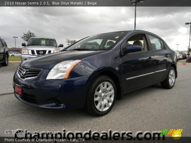 2010 Nissan Sentra 2.0 S in Blue Onyx Metallic
