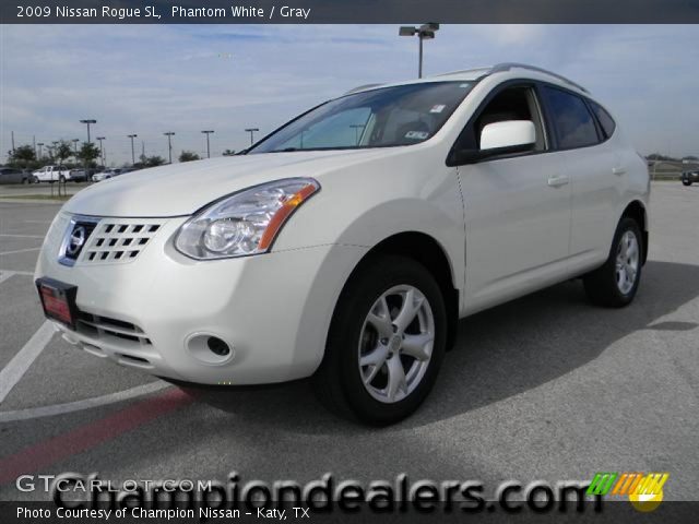 2009 Nissan Rogue SL in Phantom White