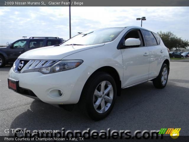 2009 Nissan Murano SL in Glacier Pearl