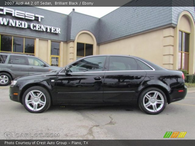 2007 Audi A4 2.0T Sedan in Brilliant Black