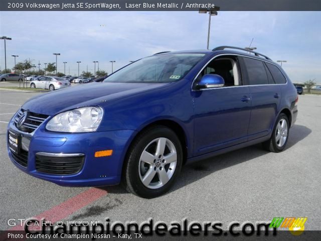 2009 Volkswagen Jetta SE SportWagen in Laser Blue Metallic