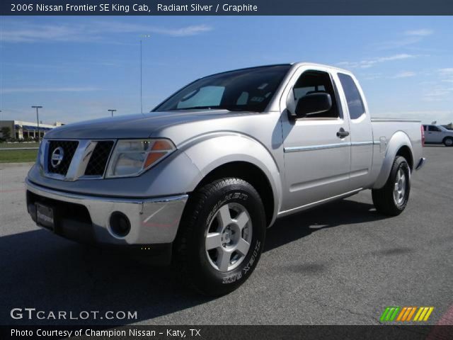 2006 Nissan Frontier SE King Cab in Radiant Silver