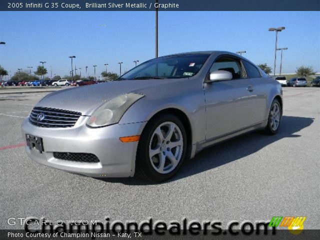 2005 Infiniti G 35 Coupe in Brilliant Silver Metallic