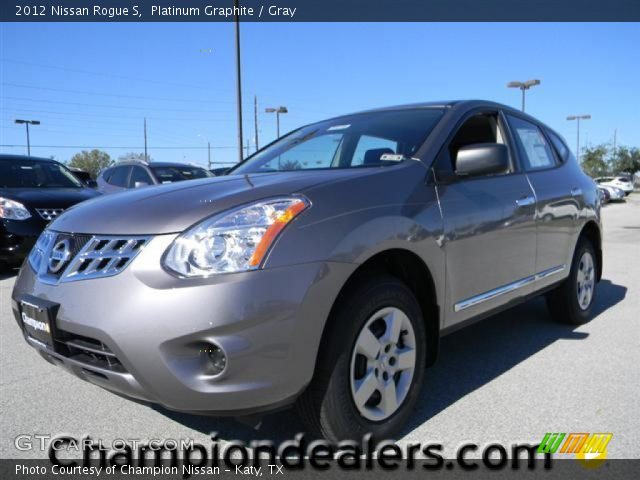 2012 Nissan Rogue S in Platinum Graphite