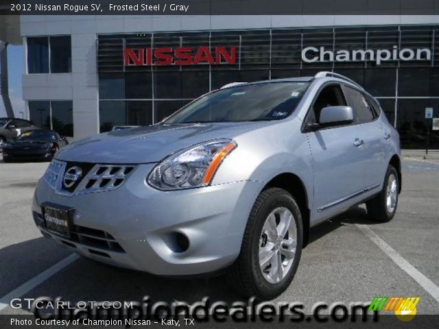 2012 Nissan Rogue SV in Frosted Steel