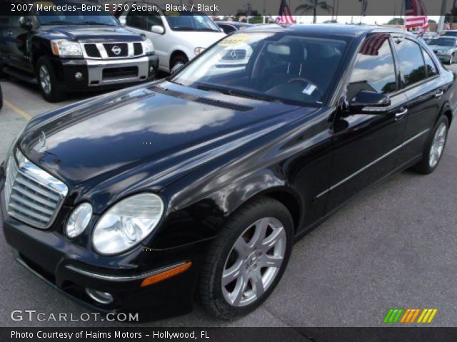 2007 Mercedes-Benz E 350 Sedan in Black