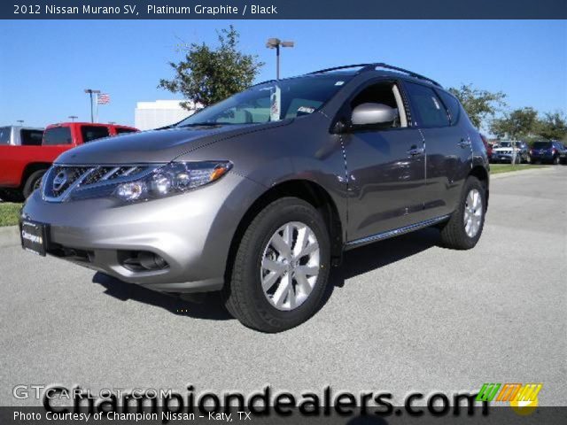 2012 Nissan Murano SV in Platinum Graphite