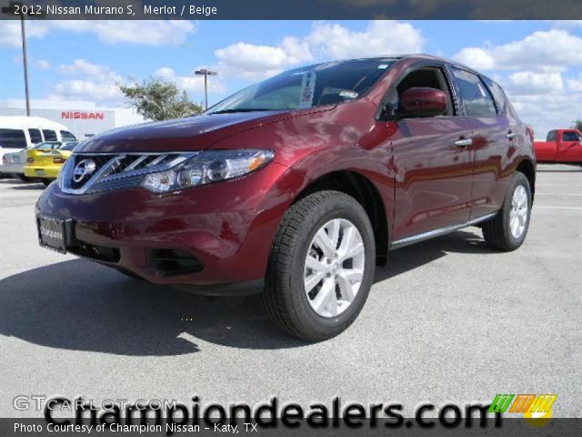 2012 Nissan Murano S in Merlot