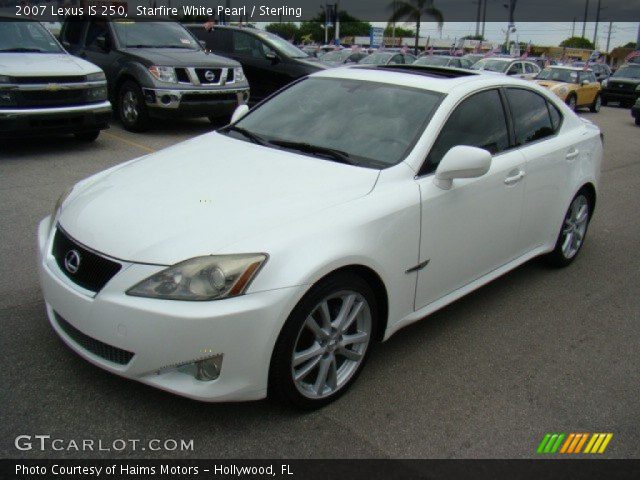 2007 Lexus IS 250 in Starfire White Pearl