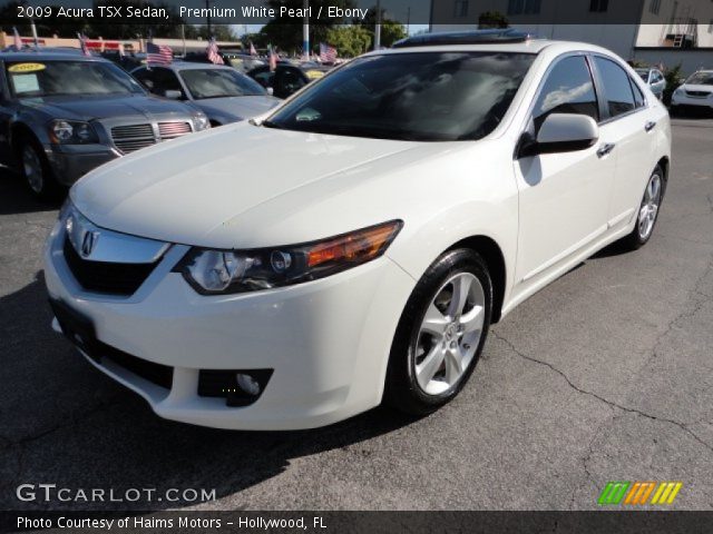 2009 Acura TSX Sedan in Premium White Pearl