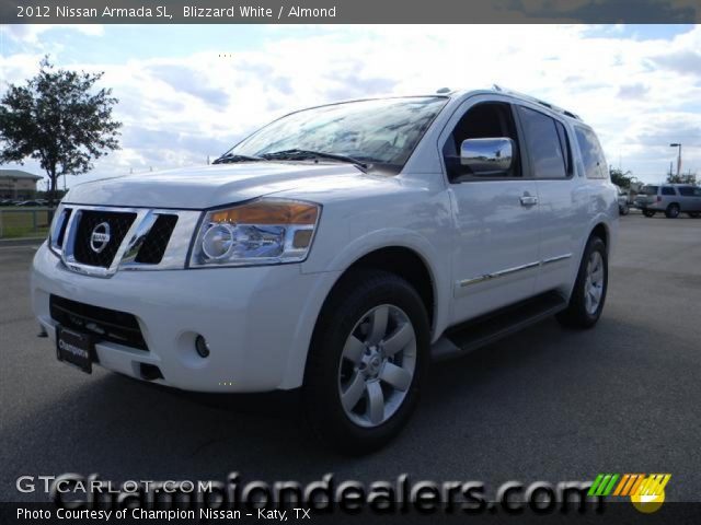 2012 Nissan Armada SL in Blizzard White