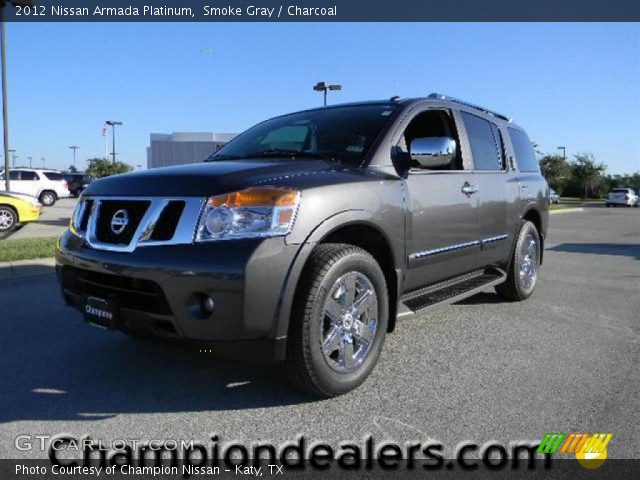 2012 Nissan Armada Platinum in Smoke Gray