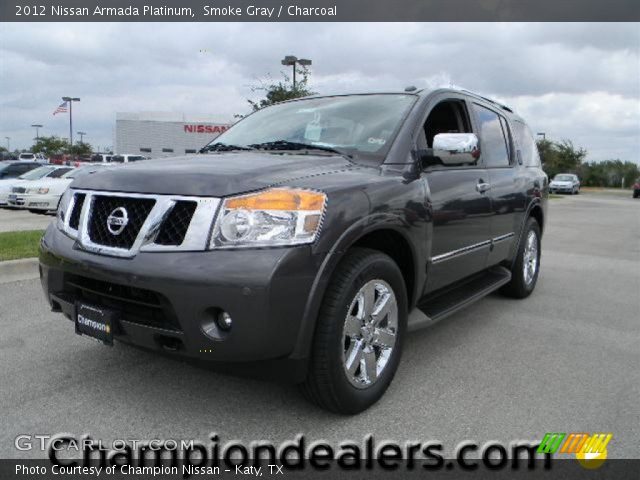 2012 Nissan Armada Platinum in Smoke Gray