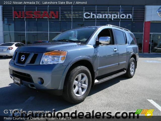 2012 Nissan Armada SV in Lakeshore Slate Blue