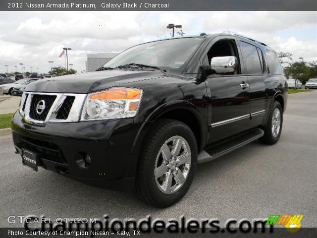 2012 Nissan armada platinum black #4