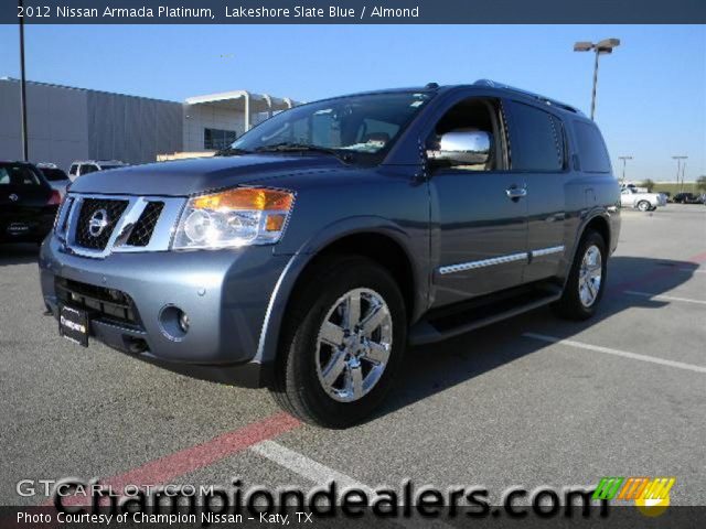 2012 Nissan Armada Platinum in Lakeshore Slate Blue