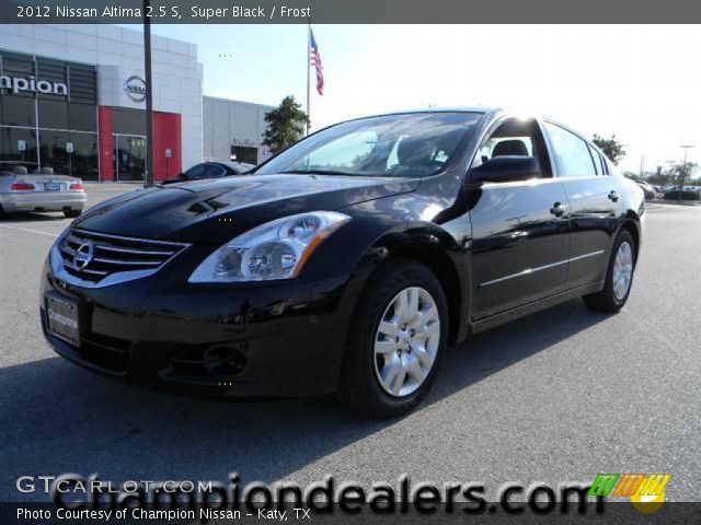 2012 Nissan Altima 2.5 S in Super Black