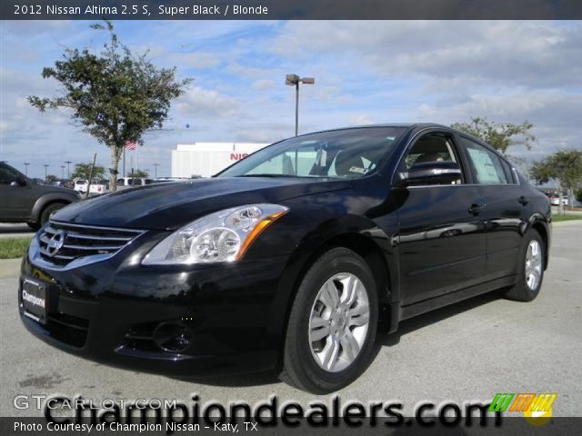 2012 Nissan Altima 2.5 S in Super Black