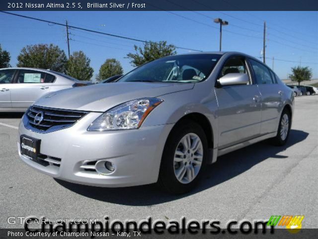 2012 Nissan Altima 2.5 S in Brilliant Silver