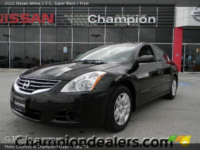 2012 Nissan Altima 2.5 S in Super Black