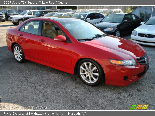 2007 Acura TSX Sedan in Milano Red