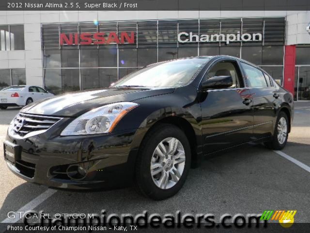 2012 Nissan Altima 2.5 S in Super Black