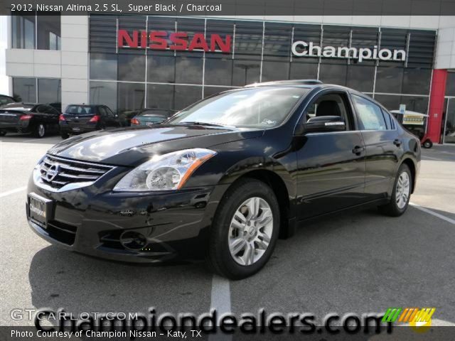 2012 Nissan Altima 2.5 SL in Super Black