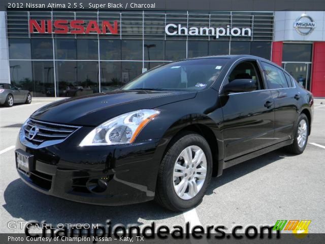 2012 Nissan Altima 2.5 S in Super Black