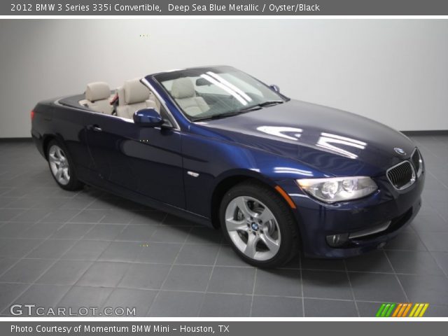 2012 BMW 3 Series 335i Convertible in Deep Sea Blue Metallic
