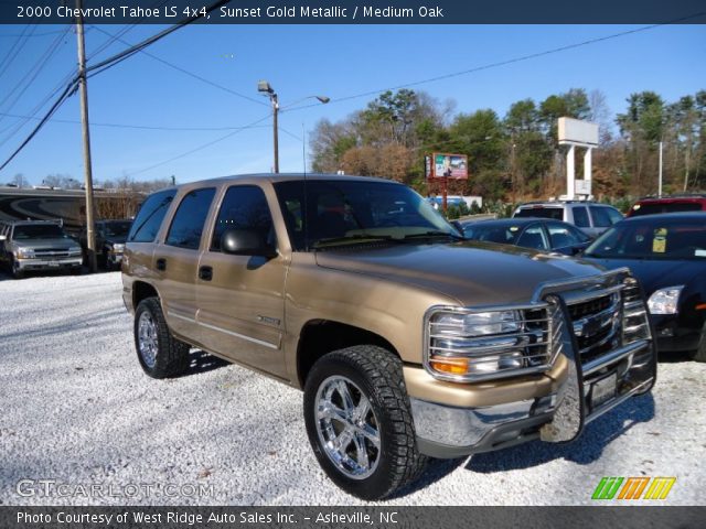 2000 Chevrolet Tahoe LS 4x4 in Sunset Gold Metallic